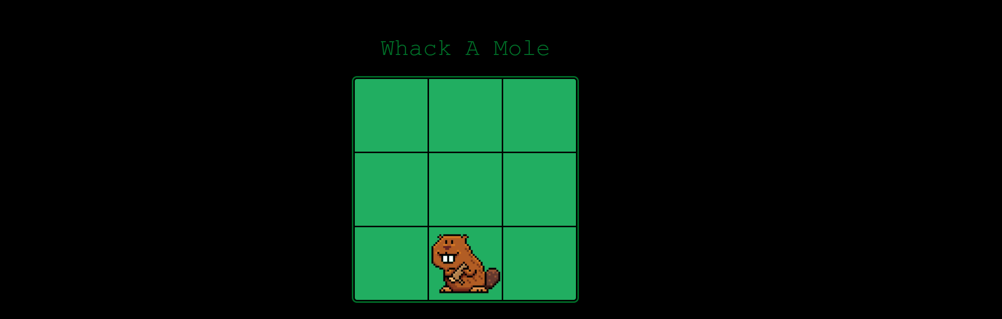 Whack a mole